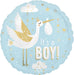 Satin Special Delivery Baby Boy Mylar Balloon, 18" | 1 ct - Zurchers