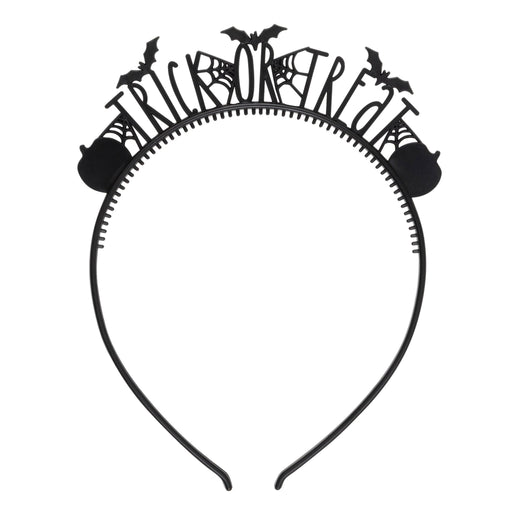 Black Trick or Treat Headband | 4 ct - Zurchers