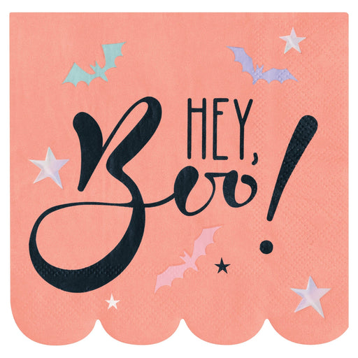 Hauntings Hey Boo Beverage Napkins | 16 ct - Zurchers