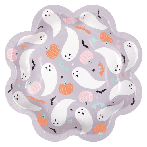 Hauntings Ghost & Pumpkins Plates 9" | 8 ct - Zurchers