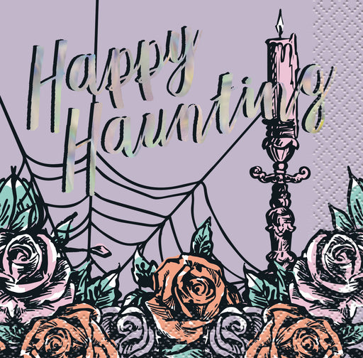 Happy Haunting Beverage Napkins | 16 ct - Zurchers