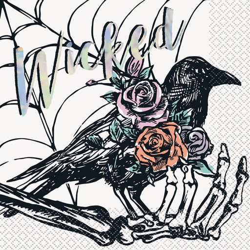 Hauntings Iridescent Lunch Napkins | 16 ct - Zurchers
