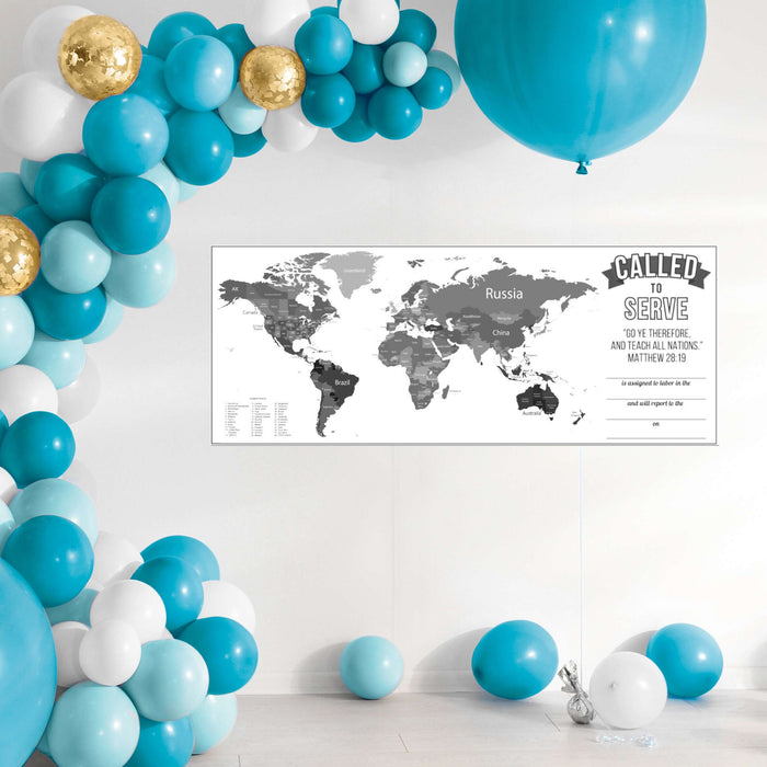 Missionary Called To Serve Deluxe Guessing Game Black and White | 1 ct - Zurchers
