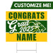 A Borah Custom Grad High School Custom Grad Yard Sign 24" x 18".