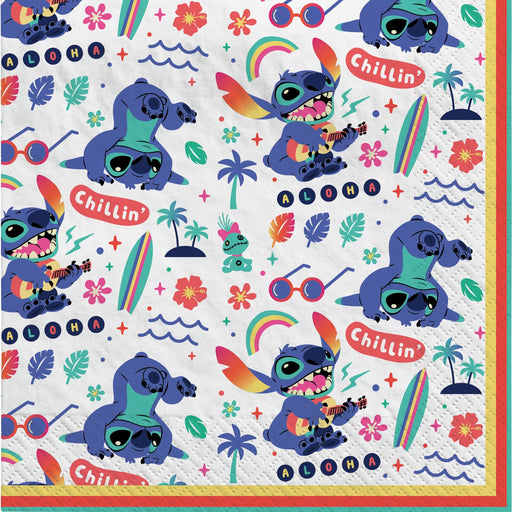 Stitch Luncheon Napkins | 16 ct - Zurchers