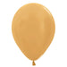 Metallic Gold Latex Balloon w/ Helium & Hi - Float, 11" | 1 ct - Zurchers