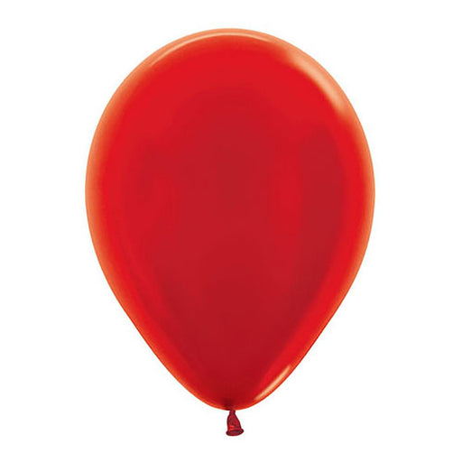 Reflex Crystal Red Latex Balloon w/ Helium & Hi - Float, 11" | 1 ct - Zurchers