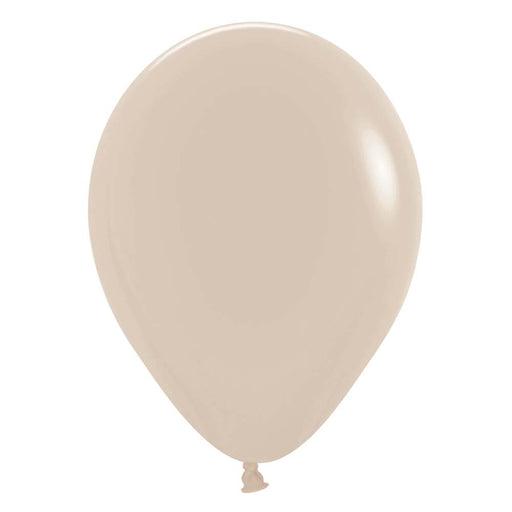 White Sand Latex Balloon w/ Helium & Hi - Float, 11" | 1 ct - Zurchers
