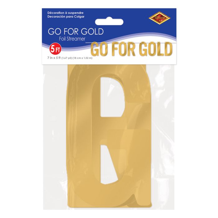 Go For The Gold Banner 5' | 1 ct - Zurchers