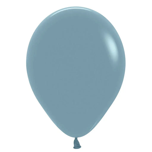 Dusk Blue Latex Balloon w/ Helium & Hi - Float, 11" | 1 ct - Zurchers