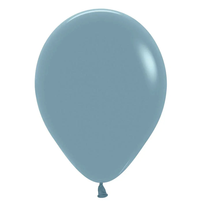 Dusk Blue Latex Balloon w/ Helium & Hi - Float, 11" | 1 ct - Zurchers
