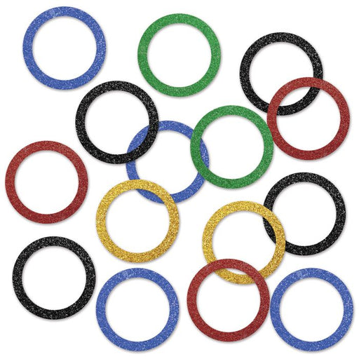 Sports Party Rings Deluxe Sparkle Confetti 2" | 1 ct - Zurchers