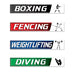 Summer Sports Street Sign Cutouts 4" x 24" | 4 ct - Zurchers