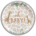 Hello Baby Jungle Dessert Plates 7" | 8ct - Zurchers