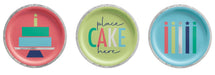 Modern Birthday Let's Eat Cake Assorted Plates, 7" | 8 ct - Zurchers