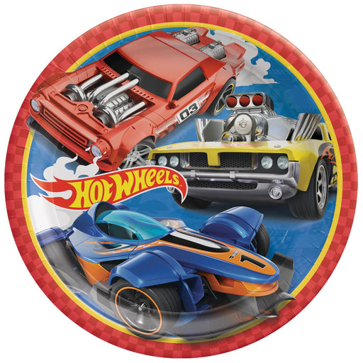 Hot Wheels Paper Plates 9" | 8ct - Zurchers