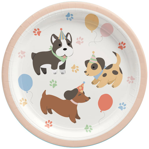 Pawsome Party Round Plates 9" | 8 ct - Zurchers