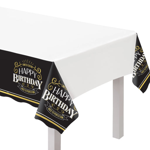 Better With Age Birthday Plastic Table Cover, 54" x 102" | 1ct - Zurchers