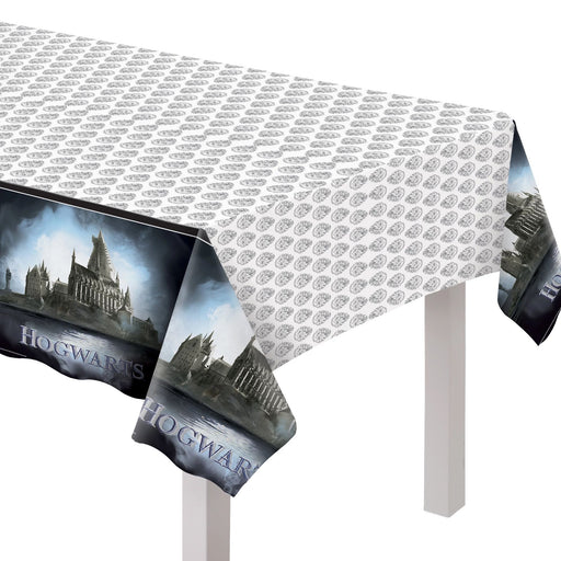Halloween Harry Potter Hogwarts Plastic Tablecover 54"x96" | 1ct - Zurchers
