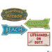 Beach Sign Cutouts | 4ct - Zurchers