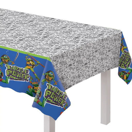 Teenage Mutant Ninja Turtles Mutant Mayhem Plastic Tablecover 54" x 96" | 1ct - Zurchers