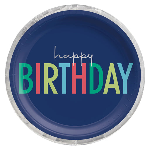 Modern Birthday Plates 10.5" | 8ct - Zurchers