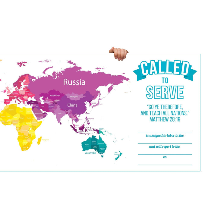 Missionary Called To Serve Deluxe Guessing Game Color | 1 ct - Zurchers