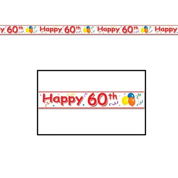 Happy 60th Birthday Party Tape | 1 ct - Zurchers