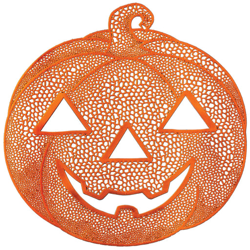 Halloween Jack - o - lantern Vinyl Placemat 15" | 1ct - Zurchers