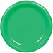 Festive Green 10.25'' Plastic Plates | 50ct - Zurchers