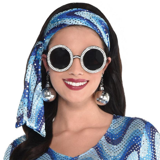 70s Oversized Crystal Sunglasses | 1 ct - Zurchers