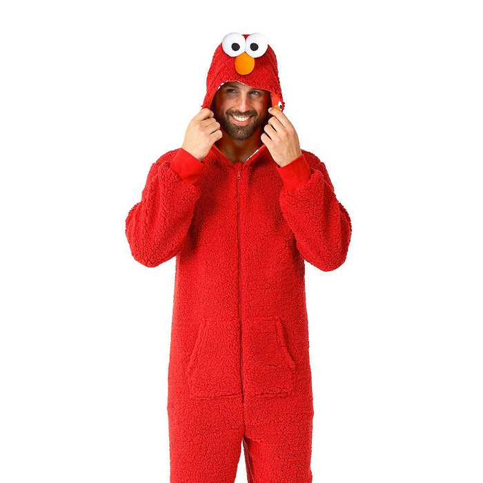 OppoSuits Elmo Onesie Adult | 1ct