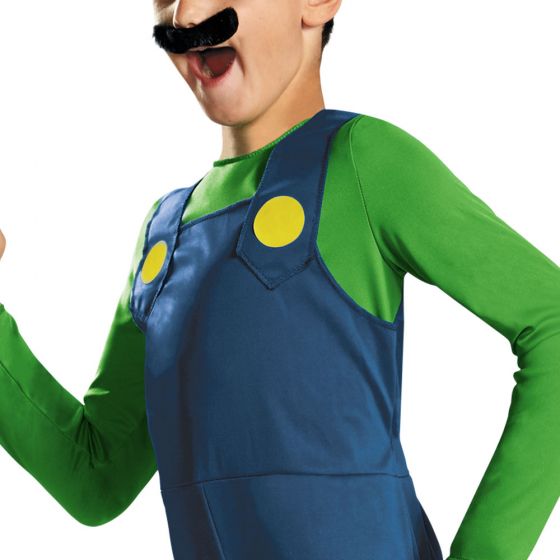 Super Mario Luigi Childs Costume | 1 ct - Zurchers