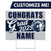 a Corner Canyon High School Custom Grad Yard Sign 24" x 18".