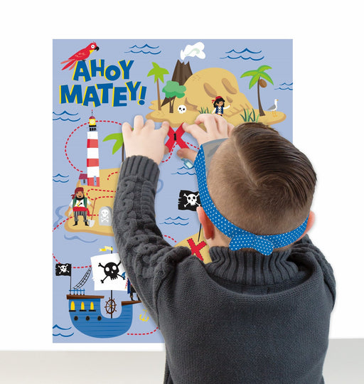 Ahoy Pirate Pin The X On The Pirate Map Game | 1 set - Zurchers