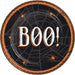 Halloween Wicked Webs Boo! Lunch Plates 7" | 8ct - Zurchers