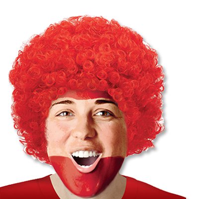 Red Afro Wig | Adult - Zurchers