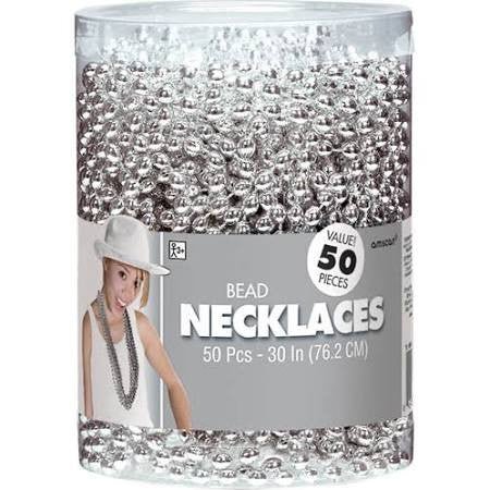 Silver Beaded Necklaces | 50ct - Zurchers