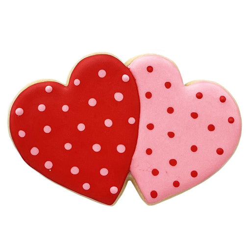 Valentine's Flour Box Bakery's Double Heart Cookie Cutter 3" x 4 5/8" | 1 ct - Zurchers