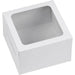 White 1 - Cupcake Treat Boxes with Viewing Window | 3ct - Zurchers