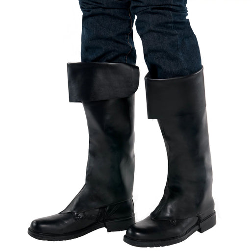 Pirate Boot Toppers Classic Black Adult | 1pair - Zurchers