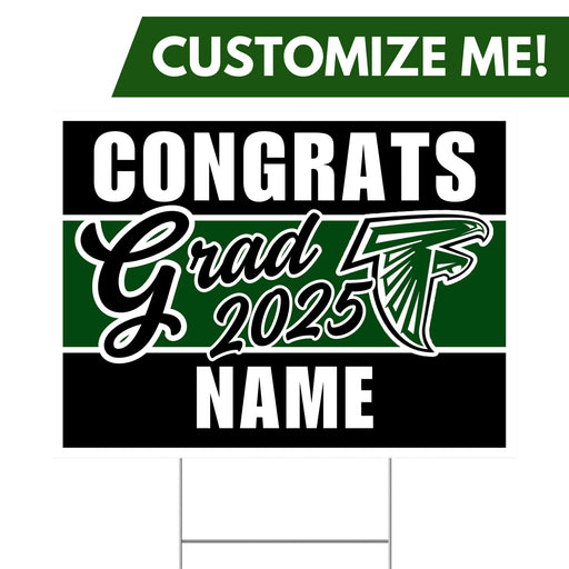 A Clearfield High School Custom Grad Yard Sign 24" x 18".