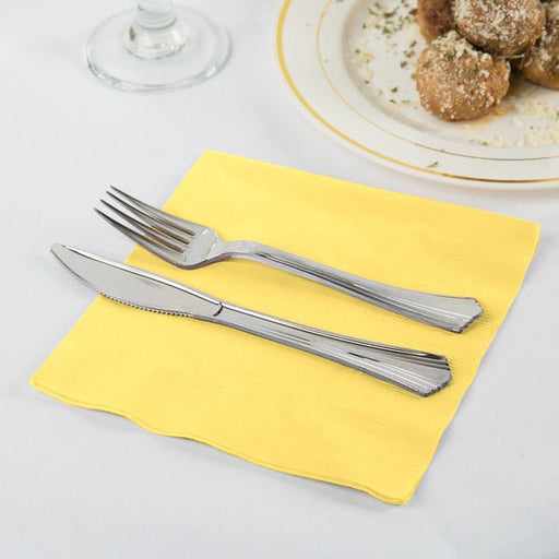 Light Yellow Lunch Napkins | 50ct - Zurchers