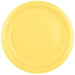 Light Yellow Round Dinner Paper Plates 10" | 24ct - Zurchers
