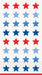 USA Patriotic Stars Dinner Napkins | 16 ct - Zurchers