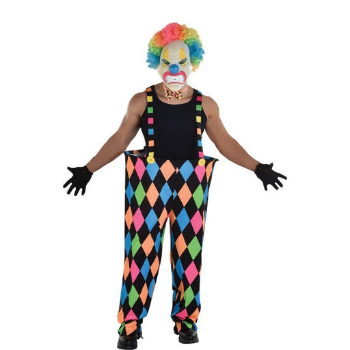Adult Oversized Glow - in - the - Dark Harlequin Clown Pants | 1 ct - Zurchers