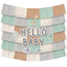 Hello Baby Jungle Fringe Banner Backdrop w/Cutouts, 5ft x 4.8ft | 5pcs - Zurchers