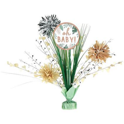 Hello Baby Jungle Baby Shower Spray Centerpiece, 18in | 1ct - Zurchers