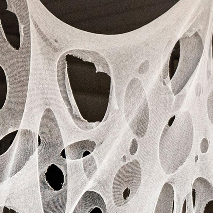 Halloween Fabric Spider Webbing 39" x 118" | 1 ct - Zurchers