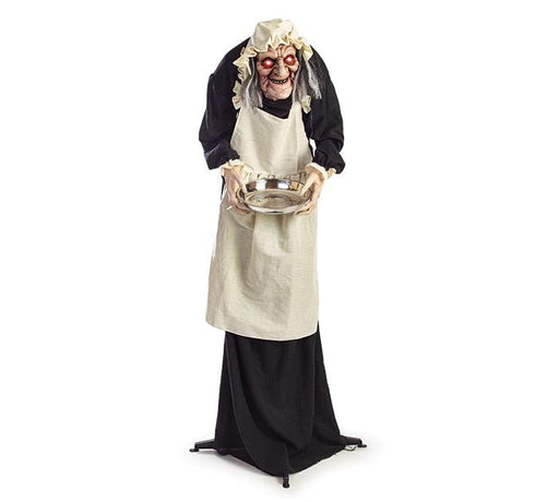 Halloween Animated Scary Maid With Light Up Eyes | 1ct - Zurchers